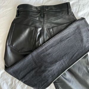 Abercrombie Jean and leather pants